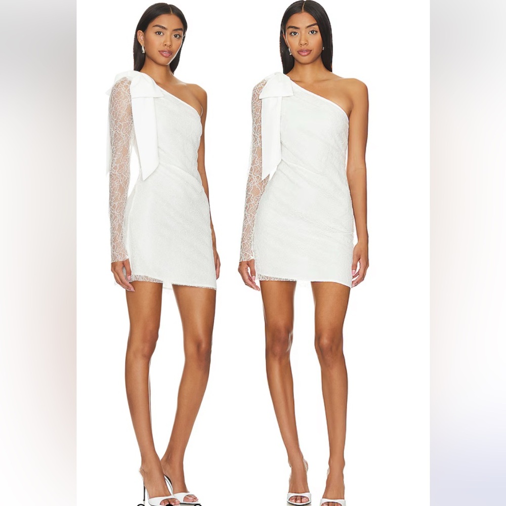 Lovers and friends $238 MSRP Hollyn Mini Dress in White Dress